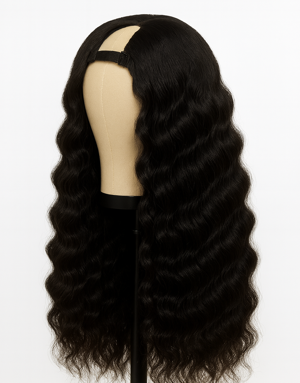 Raw Indian U-Part Natural Curly Wig
